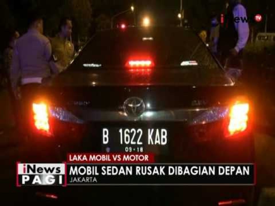 Usai tabrak karyawan MNC, pengemudi mobil sedan diamankan polisi - iNews Pagi 18/08