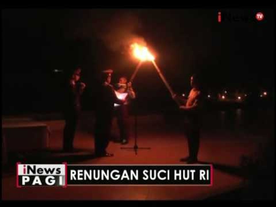 Upacara renungan suci juga digelar di TMP Polewali, Polewali Mandar - iNews Pagi 17/08