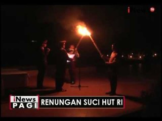 Upacara renungan suci juga digelar di TMP Polewali, Polewali Mandar - iNews Pagi 17/08