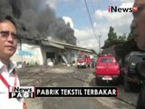 Akibat hubungan arus pendek arus listrik pabrik tekstil terbakar  - iNews Pagi 09/06