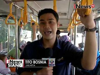 Rute baru Transjakarta Ciputat-halte Rosari Bunderan Hi - iNews Siang 08/06