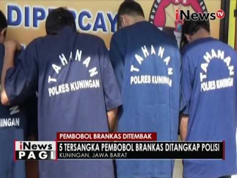 5 tersangka pembobol brankas ditangkap polisi - iNews Pagi 08/06
