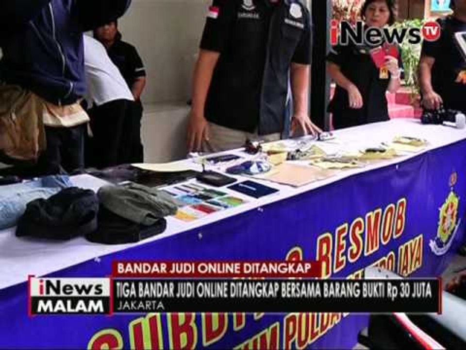 Jelang piala EURO tiga bandar judi online ditangkap - iNews Malam 09/06