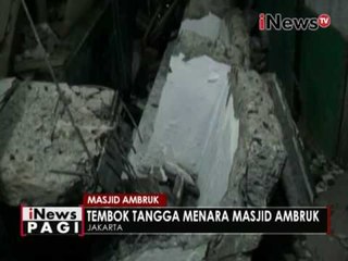 Warga mampang dihebohkan masjid ambruk - iNews Pagi 09/06
