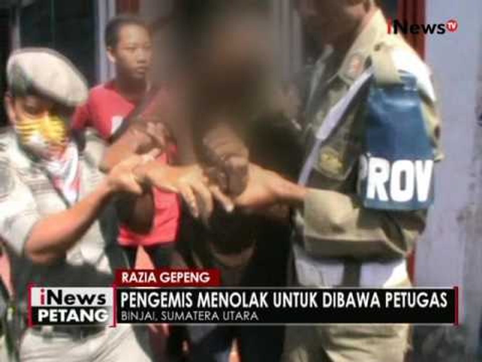 Belasan gelandangan dan pengemis terjaring razia petugas Satpol PP di Binjai - iNews Petang 10/06