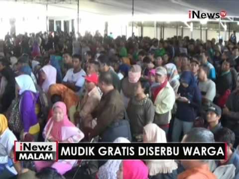 Mudik gratis Jatim diserbu warga, sebagai persyaratan fotokopi KTP dan KK - iNews Malam 12/06