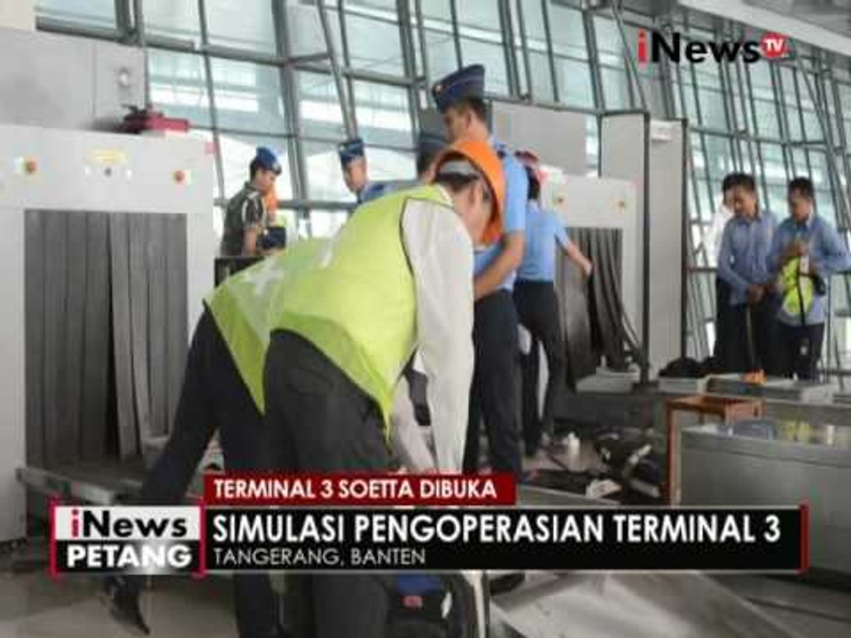 Terminal 3 Ultimate bandara Soetta siap beroperasi - iNews Petang 13/06