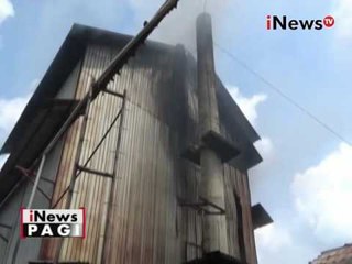 Pabrik tepung tapioka terbakar, kerugian mencapai ratusan juta - iNews Pagi 14/06