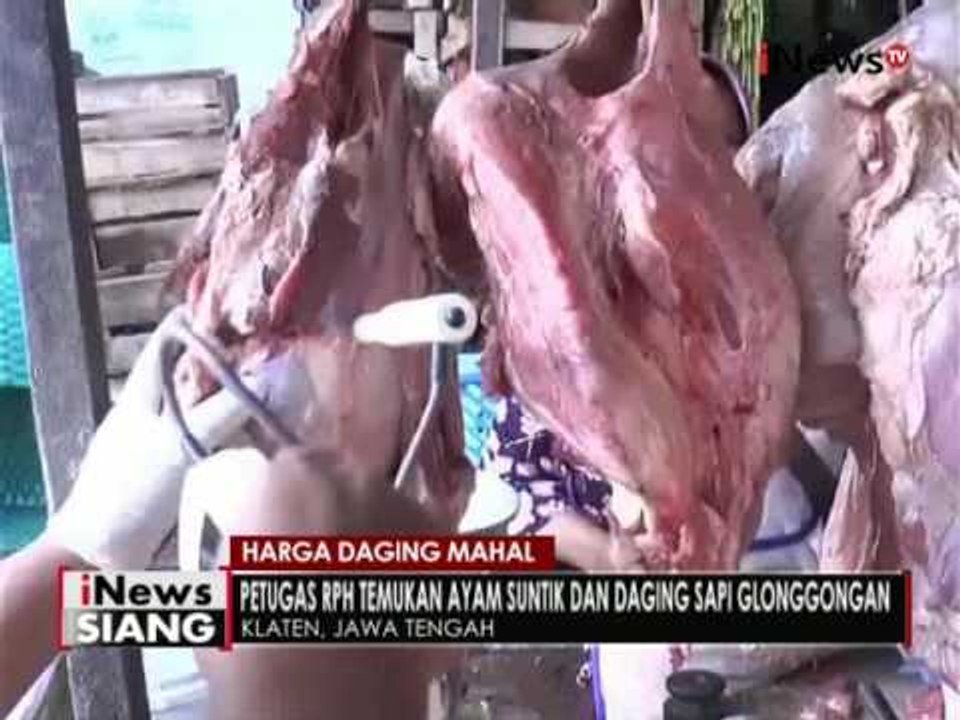 Penjual daging nekat menjual daging suntikan - iNews Siang 13/06