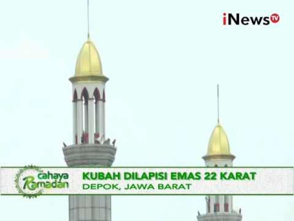 Indahnya masjid kubah emas - iNews Malam 13/06