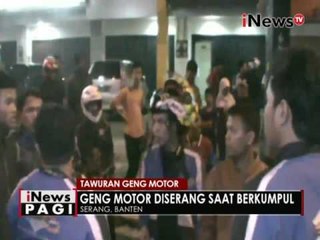 Tawuran geng motor, Geng motor diserang saat berkumpul - iNews Pagi 14/06
