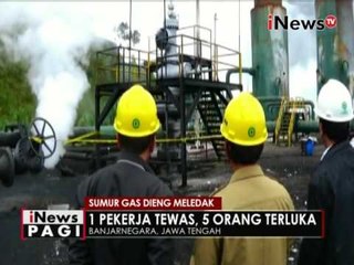 Sumur gas dieng meledak, 1 pekerja tewas 5 luka luka - iNews Pagi 14/06