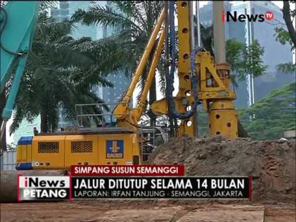 Pembangunan simpang susun Semanggi, jalur ditutup selama 14 bulan - iNews Petang 13/06