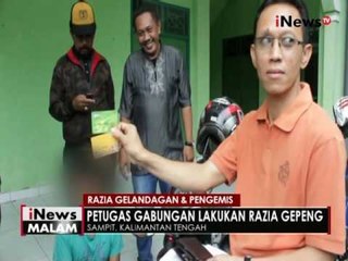 Satpol PP Sampit gelar razia gepeng, ditemukan pengemis yang membawa mobil - iNews Malam 14/06