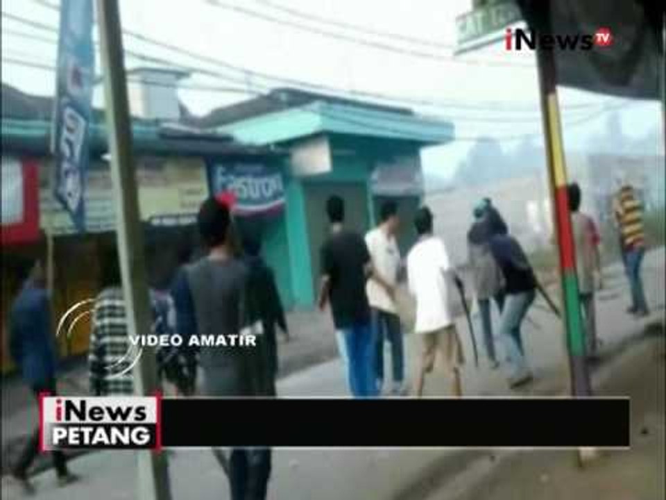 Video amatir, tawuran warga di Tangerang usai sahur - iNews Petang 14/06