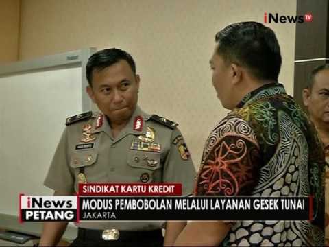 Mabes Polri ungkap tindak pidana pemalsuan kartu kredit dengan metode gestun - iNews Petang 10/06