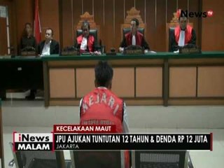 JPU PN Jakbar mengajukan tuntutan 6 tahun penjara terhadap pengemudi SUV maut - iNews Malam 14/06