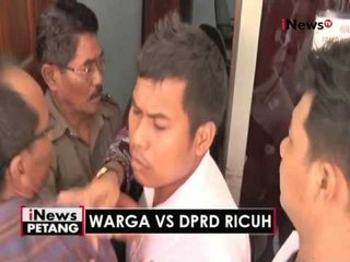 Tagih janji, puluhan warga terlibat adu mulut dengan anggota DPRD di Bima - iNews Petang 08/06