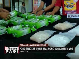 Bareskrim Polri ungkap sindikat narkoba internasional, 2 WNA & 15 WNI ditangkap - iNews Pagi 17/06