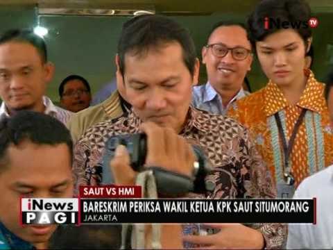 Wakil ketua KPK diperiksa Bareskrim sebagai saksi dalam kasus dengan HMI - iNews Pagi 17/06