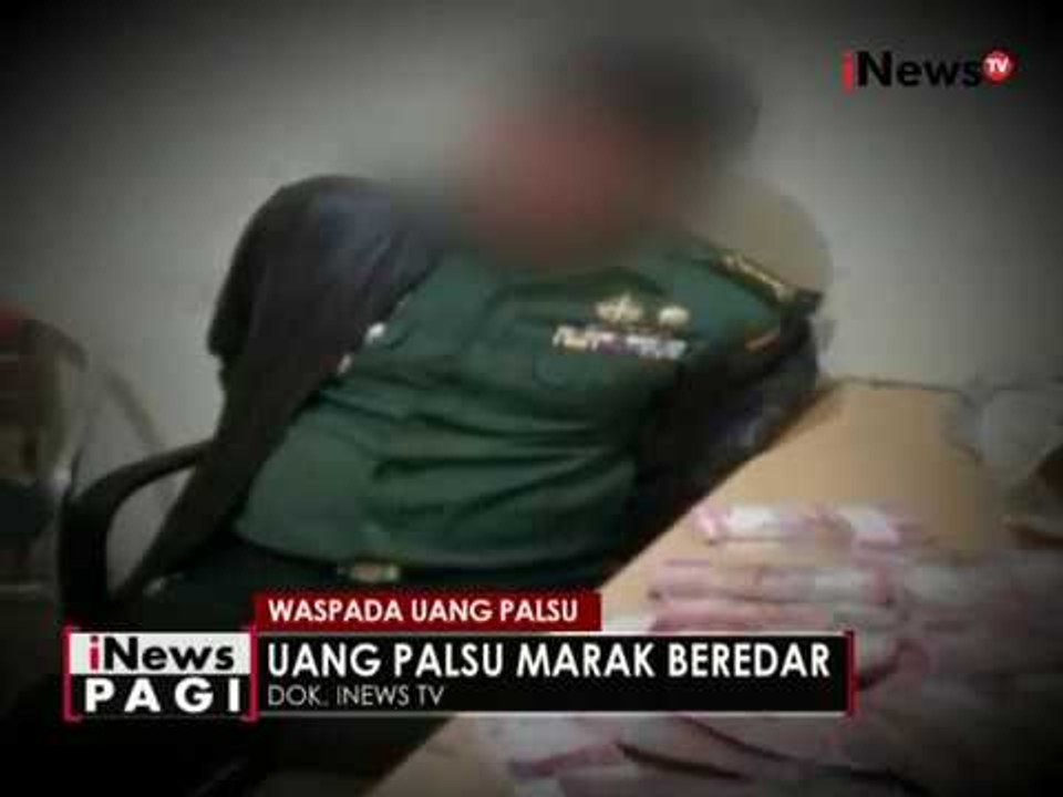 Jelang lebaran, waspada peredaran uang palsu yang semakin marak - iNews Pagi 16/06