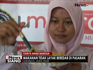 2 orang mahasiswa asal Surabaya temukan alami membedakan makanan berformalin - iNews Siang 17/06