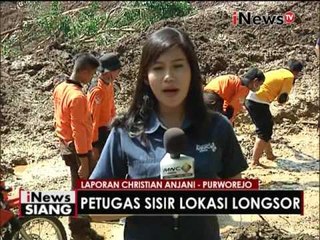 Live Report : Pencarian korban longsor di Purworejo, Jateng - iNews Siang 20/06