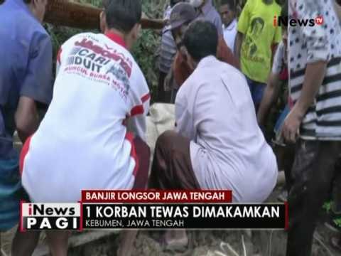 1 korban longsor di Kebumen, Jateng dimakamkan senin sore - iNews Pagi 21/06