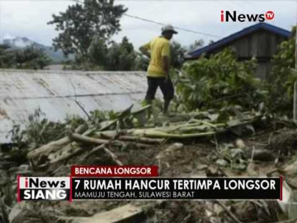 Tidak hanya di Jawa Tengah, longsor juga terjadi di Mamuju Tengah, Sulbar - iNews Siang 21/06