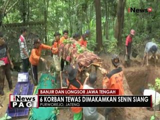 6 dari 16 korban banjir & longsor di Purworejo, Jeteng senin kemarin dimakamnkan - iNews Pagi 21/06