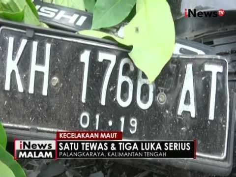 1 tewas & 3 luka-luka dalam tabrakan antara minibus dengan truk di Palangkaraya - iNews Malam 19/06