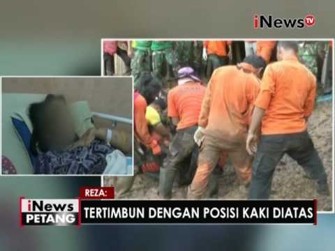 Salah satu korban bencana longsor berhasil diselamatkan selama 12 jam tertimbun - iNews Petang 22/06