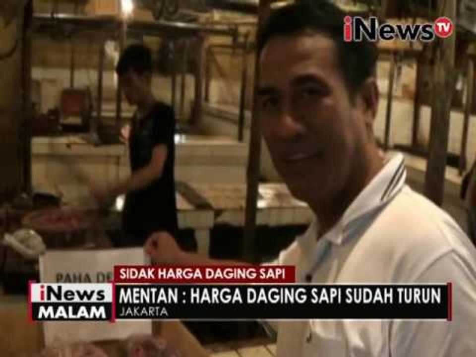Mentri pertanian sidak pasar, pantau harga daging - iNews Malam 26/06