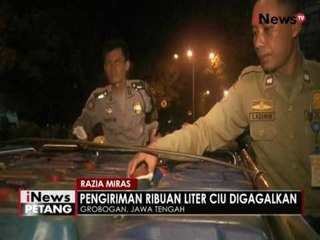 Seorang warga di Grobokan diamankan polisi saat hendak mengedarkan miras - iNews Petang 27/06