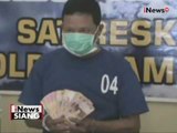 Kedapatan akan edarkan uang palsu, SY dibekuk petugas disebuah bank - iNews Siang 24/06