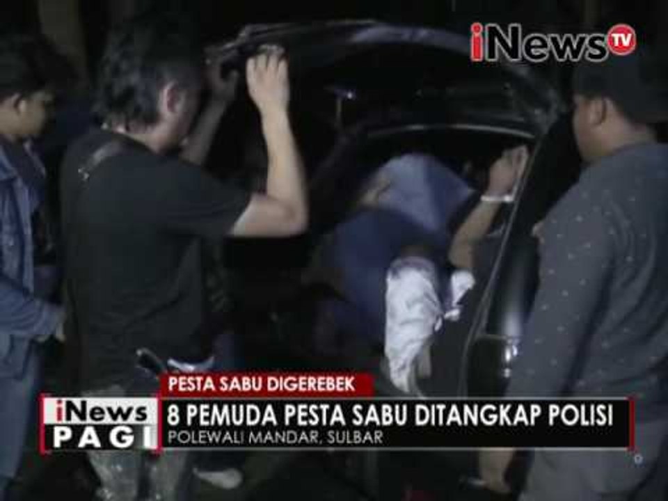 8 Pemuda pesta sabu di amankan polisi, Plewali Mandar - iNews Pagi 28/06