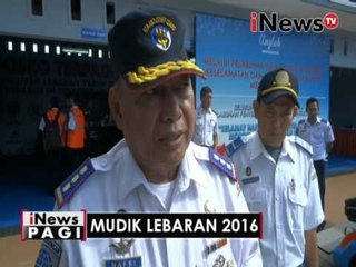 Arus Mudik 2016, KSOP banten pastikan 62 kapal layak beroperasi - iNews Pagi 28/06