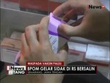 Vaksin palsu marak beredar, Dinkes Jombang sidak ke berbagai RS dan klinik - iNews Petang 28/06