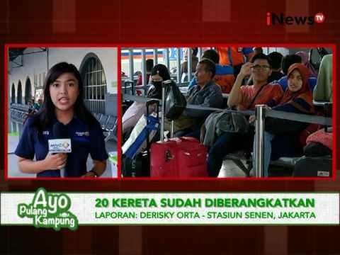 Live report : kondisi arus mudik di Stasiun Senen, Jakarta - iNews Petang 30/06