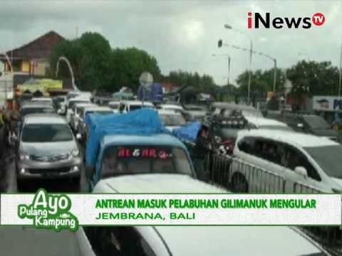 Arus mudik 2016, antrean kendaraan di pelabuhan Gilimanuk hingga 1 Km - iNews Siang 30/06