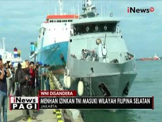Menhan : TNI sudah dapatkan izin masuki perairan Filipina untuk pembebasan WNI - iNews Pagi 01/07