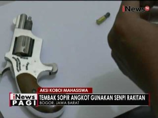 下载视频: Seorang mahasiswa diamankan Polisi karena menembak sopir angkot - iNews Pagi 04/07