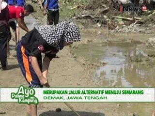Tanggul jebol di Demak, merupakan jalur alternatif pemudik menuju Semarang - iNews Malam 04/07
