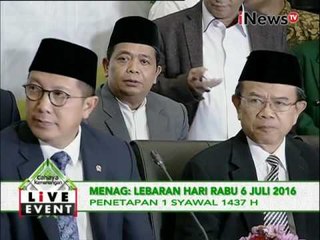Live Konferensi Pers Menag terkait penetapan 1 Syawal - Spesial Event 04/07