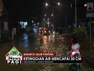 Hujan deras di Semarang akibatkan banjir di jalur pantura - iNews Pagi 06/07