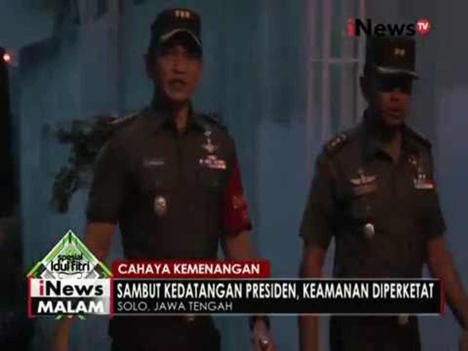Presiden Jokowi pulang kampung ke Solo, keamanan diperketat - iNews Malam 06/07