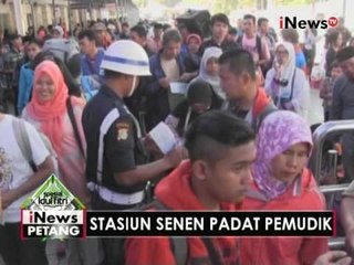Hari kedua lebaran, Stasiun Senen masih dipadati pemudik dan wisatawan - iNews Petang 07/07