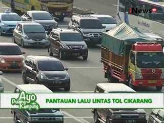 Descargar video: Live report : Arus mudik 2016, pantauan arus lalu lintas di tol Cikarang - iNews Petang 07/07