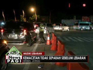 Arus mudik 2016, perbatasan Brebes dan Tegal macet, Polisi berlakukan Contra Flow - iNews Pagi 07/07