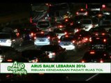 Arus balik 2016, jalur Cikampek dipadati kendaraan pemudik - iNews Pagi 11/07